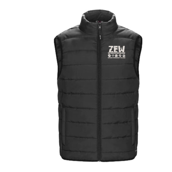 Embroidered Mens Chill Puffy Vest  Thumbnail